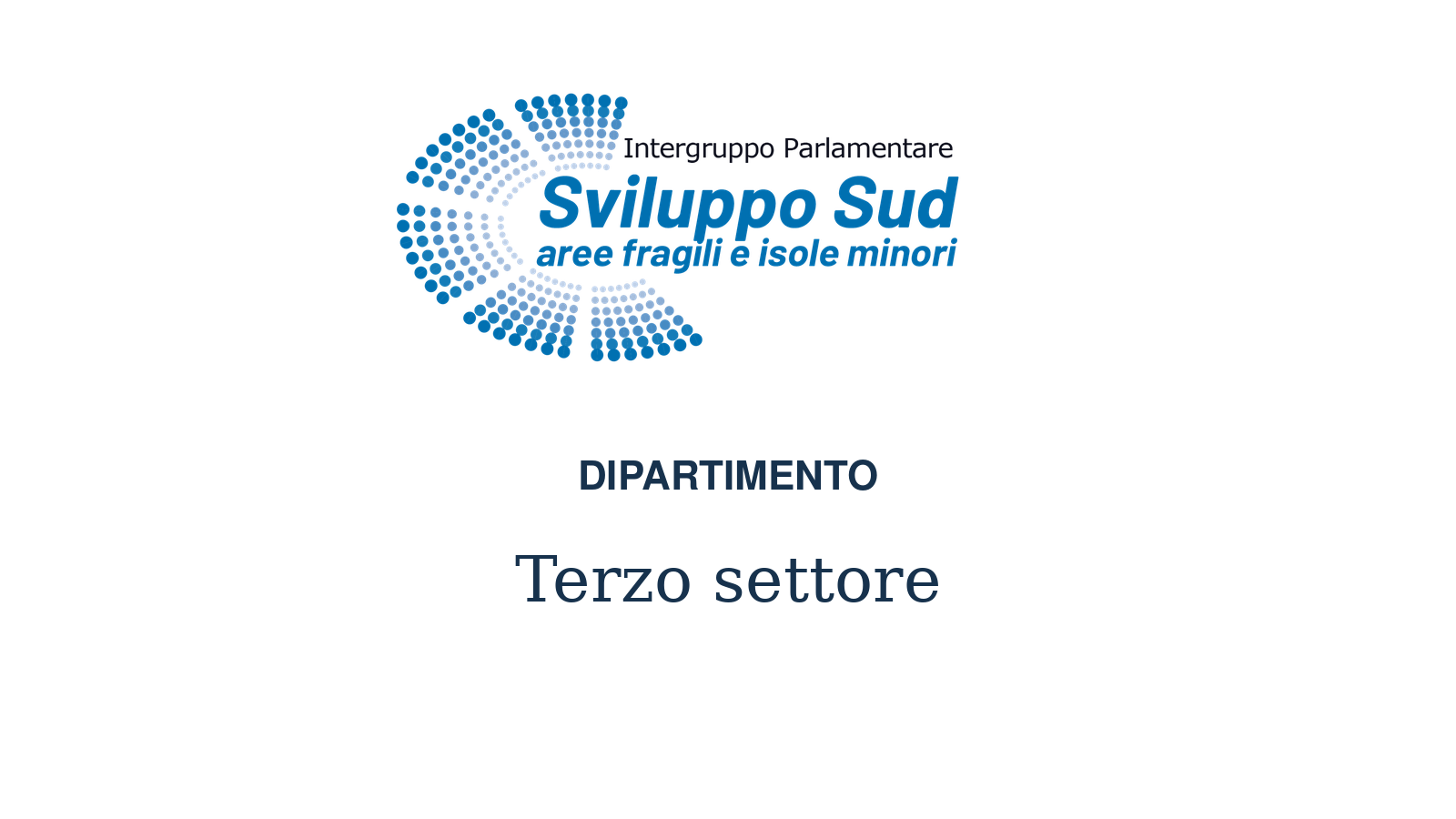 Logo dell’Intergruppo — Dipartimento Terzo settore