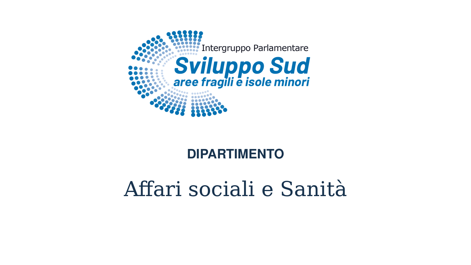 Logo dell’Intergruppo — Dipartimento Affari sociali e Sanità